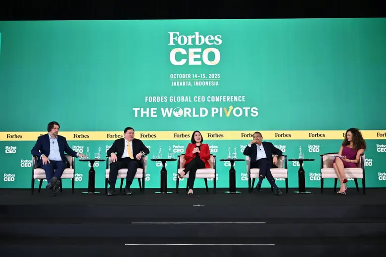 SCG ร่วมเวที Forbes Global CEO Conference 2025 แลกเปลี่ยนแนวคิด Inclusive Green Growth ผสาน AI และเทคโนโลยี สร้างการเติบโตที่ยั่งยืนและแข่งขันได้
