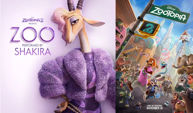 Shakira ชวนโยกย้ายส่ายสะโพกกับ "Zoo" ได้ Ed Sheeran ร่วมแต่ง เพลงประกอบ Zootopia 2 หนังแอนิเมชันจาก Disney ที่ทุกคนรอคอย