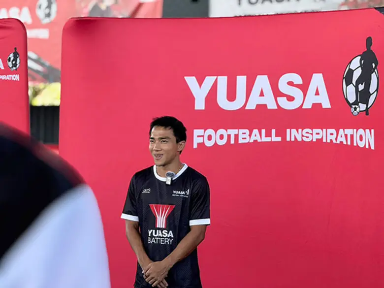 "เจ ชนาธิป" ร่วมกับ "ยัวซ่าแบตเตอรี่" จุดไฟแรงบันดาลใจเยาวชน ในกิจกรรม "Yuasa Football Inspiration 2025" สนามที่ 5 จังหวัดนครปฐม