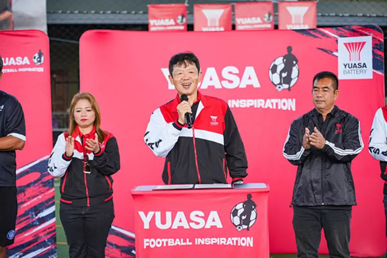 "เจ ชนาธิป" ร่วมกับ "ยัวซ่าแบตเตอรี่" จุดไฟแรงบันดาลใจเยาวชน ในกิจกรรม "Yuasa Football Inspiration 2025" สนามที่ 5 จังหวัดนครปฐม