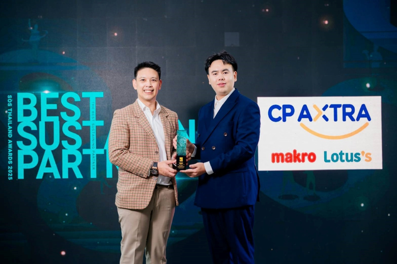 CP AXTRA Receives "The Best Sustaining Partner Award 2025" at the SOS Thailand Awards 2025