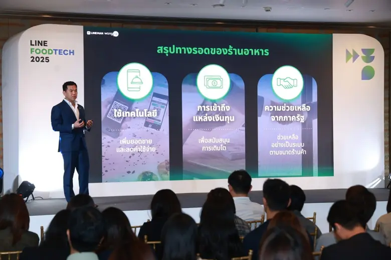 LINE FOOD TECH 2025 เปิดสูตรลับธุรกิจอาหาร เครื่องดื่มในไทย ชูเทคโนโลยีและดาต้า ปั้น Seamless Experience