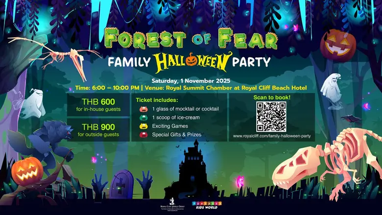 Celebrate Halloween with the Whole Family at Royal Cliff's Forest of Fear Party Celebrate Halloween with the Whole Family at Royal Cliff's Forest of Fear Party