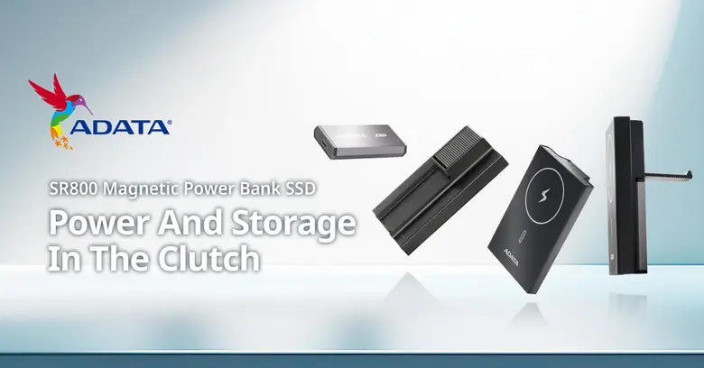 ADATA Launches World's First Two-in-one External SSD Integrated with Power Bank Module ADATA Launches World's First Two-in-one External SSD Integrated with Power Bank Module