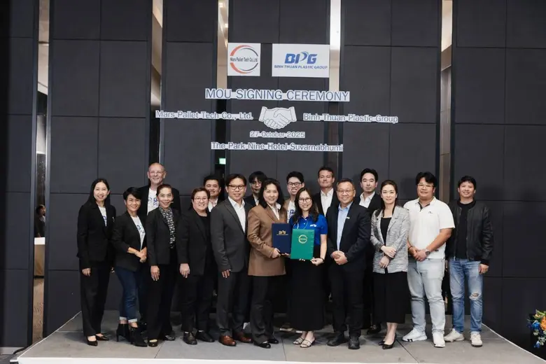 บริษัท มาร์ส พาเลทเทค จำกัด จับมือกับ บริษัท Binh Thuan Plastic Group จากประเทศเวียดนาม จัดตั้งบริษัทร่วมทุน BMG