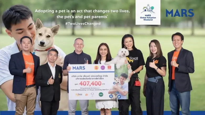 มาร์ส ประเทศไทย ส่งมอบอาหารสัตว์เลี้ยง 58,200 มื้อ พร้อมสานต่อโครงการ SWAP ปีที่ 5 เพื่อสนับสนุนคุณภาพชีวิตสัตว์เลี้ยงและสิ่งแวดล้อม