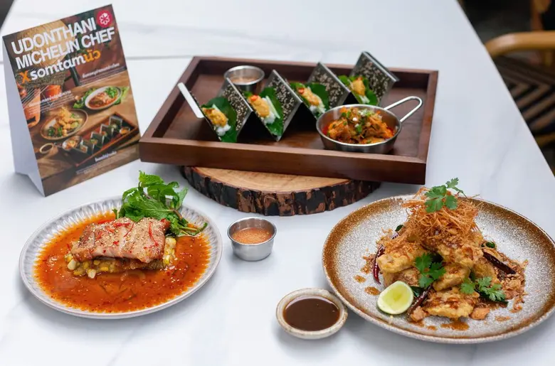 "ส้มตำนัว" ฉลอง 25 ปี ผนึก "เชฟหนุ่ม-วีระวัฒน์" มิชลิน 3 ปีซ้อน สร้างปรากฏการณ์ "Modern Esan" เขย่าวงการอาหารไทย! ครั้งแรกของการ Collaboration เพื่อยกระดับอาหารอีสานสู่เวทีโลก