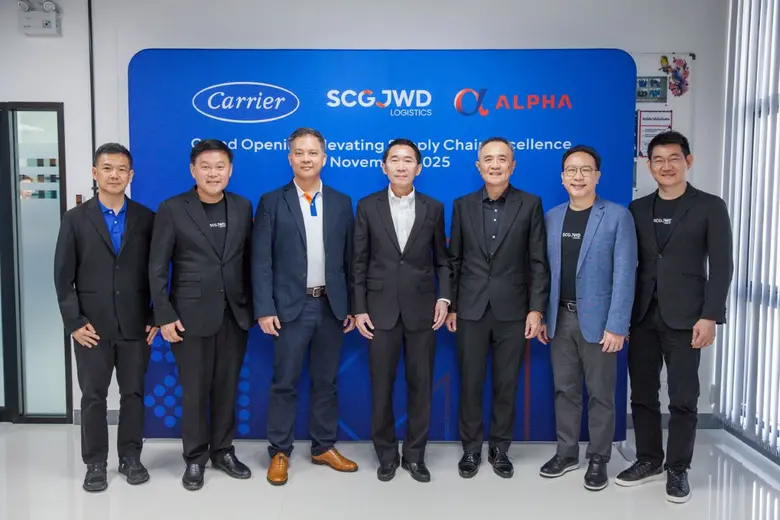 SJWD - Carrier - ALPHA ทำพิธีเปิดคลังสินค้าแห่งใหม่ โชว์ศักยภาพความร่วมมือเชิงกลยุทธ์สร้างเติบโตอย่างยั่งยืน