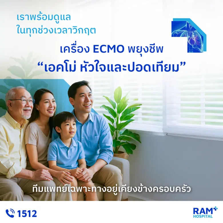 เครื่อง ECMO พยุงชีพ "เอคโม่ หัวใจและปอดเทียม"