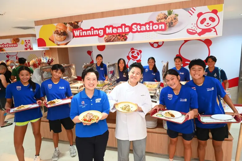 "มินต์-ชมพู่-จิมมี่" ทัวร์แคนทีนนักกีฬา "Ajinomoto Victory Canteen" ส่งกำลังใจเคาท์ดาวน์ซีเกมส์ 2025!