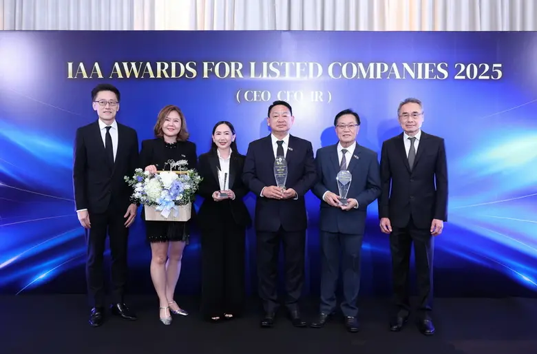 NER คว้า 3 รางวัลใหญ่ IAA Awards 2025 Best CEO, Outstanding CFO - IR กลุ่มอุตสาหกรรมเกษตร