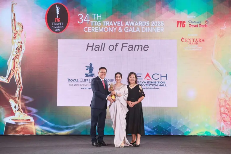 Royal Cliff Strengthens Its Legacy of Excellence at the TTG Travel Hall of Fame Awards 2025