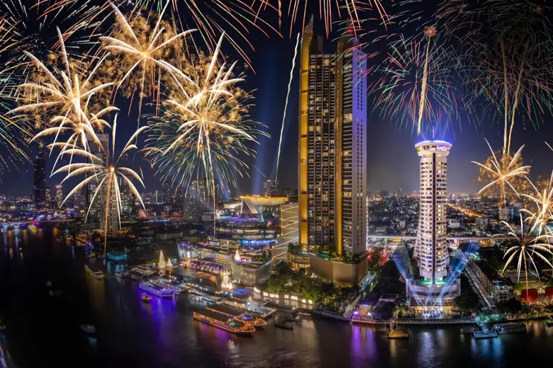 ร่วมเฉลิมฉลองคืนส่งท้ายปีเก่าต้อนรับปีใหม่ 2569 เคาท์ดาวน์ริมแม่น้ำเจ้าพระยา ชมพลุอลังการต้อนรับช่วงเวลาแห่งความสุข ที่โรงแรมมิลเลนเนียม ฮิลตัน กรุงเทพฯ