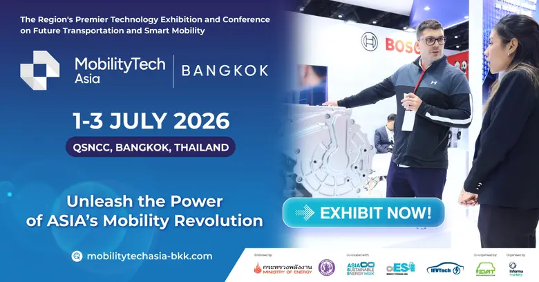 งาน MobilityTech Asia - Bangkok (MTAB) 2026 จุดหมายสำคัญของอุตสาหกรรมยานยนต์อัจฉริยะ