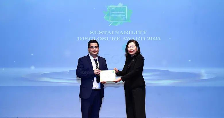 EGCO Group คว้ารางวัลเกียรติคุณสูงสุด "Sustainability Disclosure Award" 7 ปีต่อเนื่อง