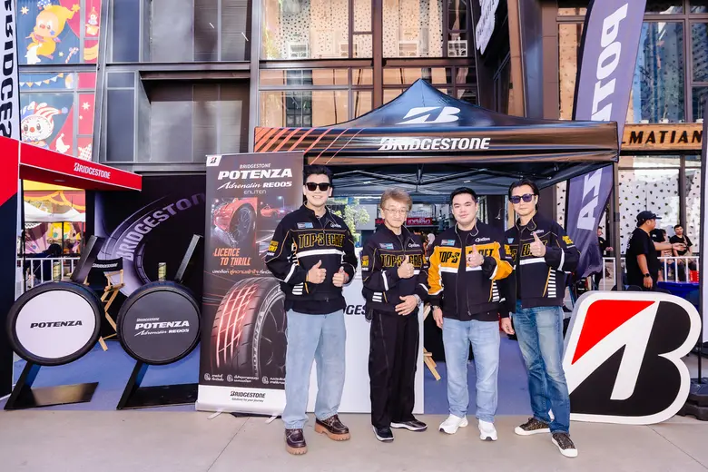 Bridgestone x Top Secret x Carnival Unveil Limited-Edition Collection, Delighting Motorsport Fans at Siam Square