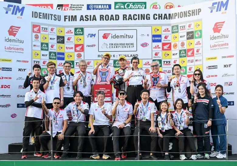 "ฮอนด้า เรซซิ่ง ไทยแลนด์" ระเบิดผลงานกวาด "ดับเบิ้ลวินเนอร์" โฮมเรซ