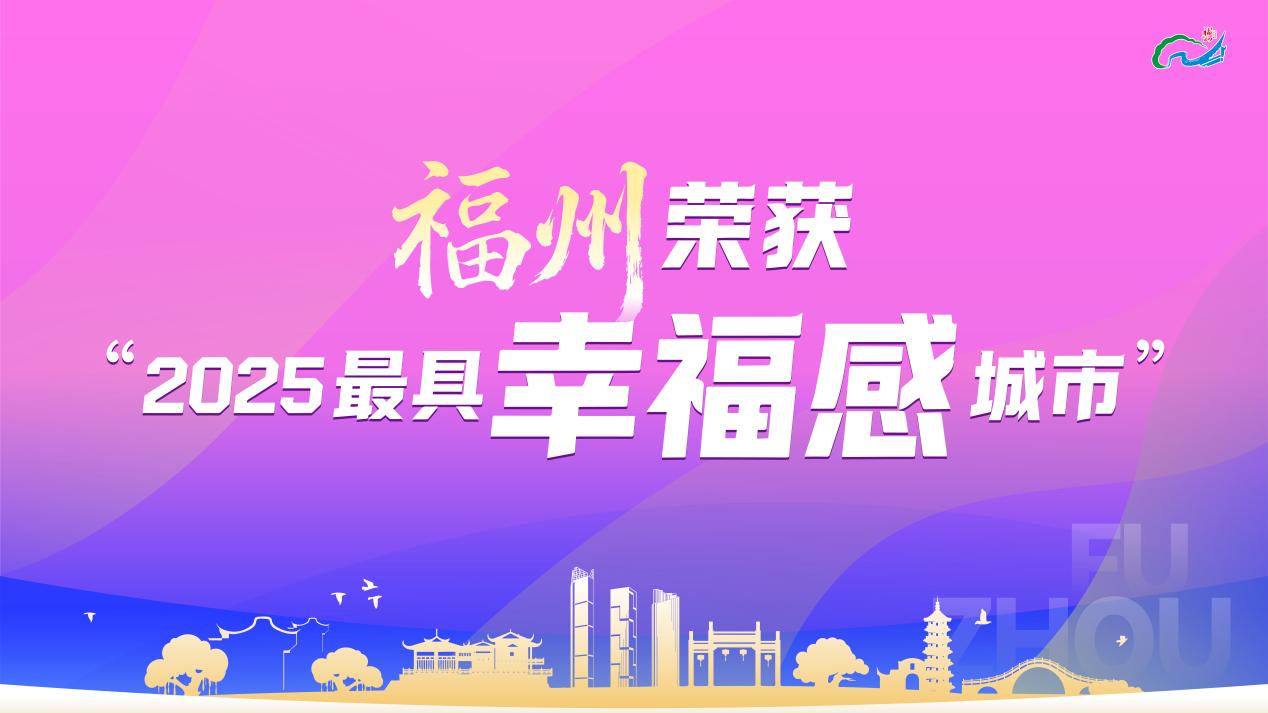 Fuzhou crowned one of China's "Happiest Cities" for 2025