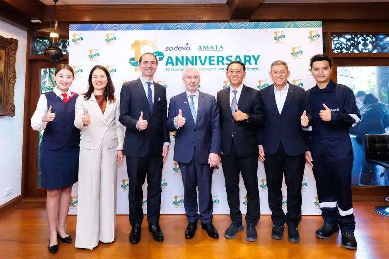 โซเด็กซ์โซ่ อมตะ เซอร์วิสเซส ฉลองครบรอบ 10 ปี ตอกย้ำความเป็นเป็นผู้นำด้านบริการอาหาร และ IFM แบบครบวงจรด้วยโซลูชันอัจฉริยะและความยั่งยืน