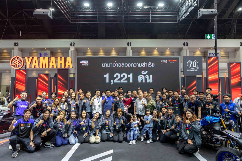 ยามาฮ่าปิดดีลจัดหนัก 1,221 คัน! ยอดจำหน่ายแรงกระหึ่ม Motor Expo 2025 — NMAX Tech MAX กระแสแรง แซงทุกโปร