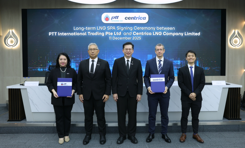 PTTT Partners with Centrica to Strengthen Competitiveness in the Asian LNG Market