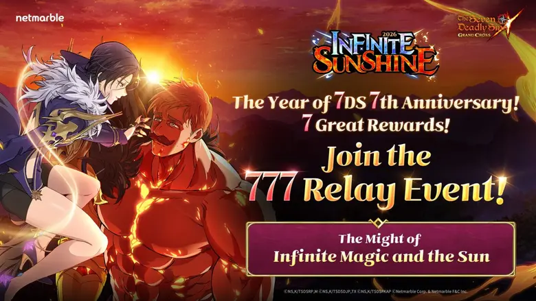 The Seven Deadly Sins: Grand Cross จัดเต็มความสนุก กับอัปเดต New Year Festival 2026: Infinite Sunshine