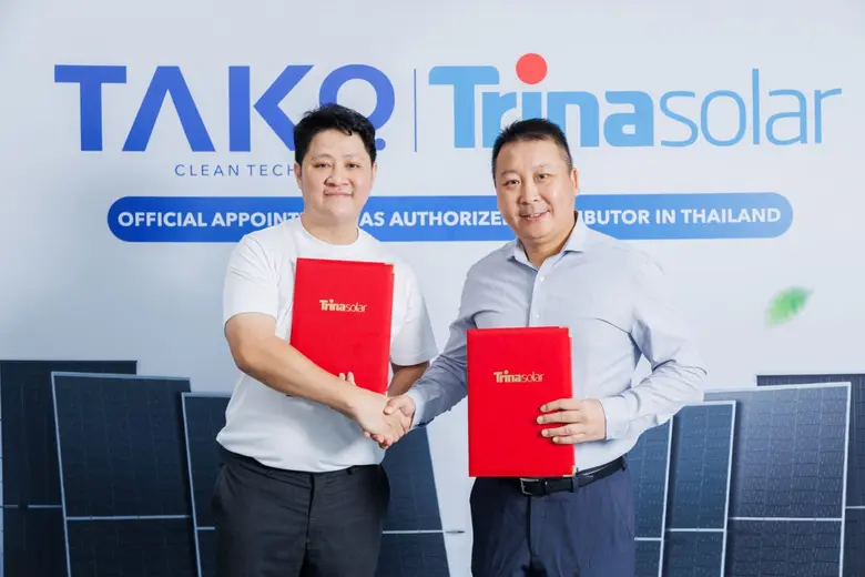 Trinasolar Appoints Tako Cleantech as Distributor to Accelerate the Rooftop Solar Market in Thailand