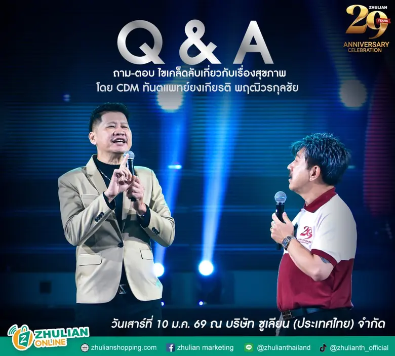 ซูเลียน (ประเทศไทย) ยกระดับเวทีผู้นำ เปิดตัว "MASTER RCD" สูงสุดแห่งเกียรติยศ ผสานองค์ความรู้ สุขภาพ กลยุทธ์ธุรกิจ สู่ความสำเร็จระดับมืออาชีพ