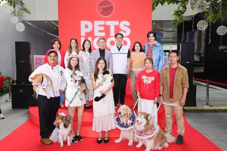 กูร์เมต์ มาร์เก็ต ชวน "กลัฟ - คณาวุฒิ" และเหล่าอินฟลูเอนเซอร์สี่ขาอวดความน่ารัก ฉลองเปิดงาน "PETSHOOD" คอมมูนิตี้สุดชิคสำหรับคนรักสัตว์ ใจกลางสุขุมวิท