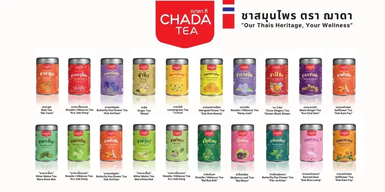 Chada Tea - Authentic Herbal Tea by Chada, From Traditional Thai Wisdom to Thoughtful Care for Consumers
