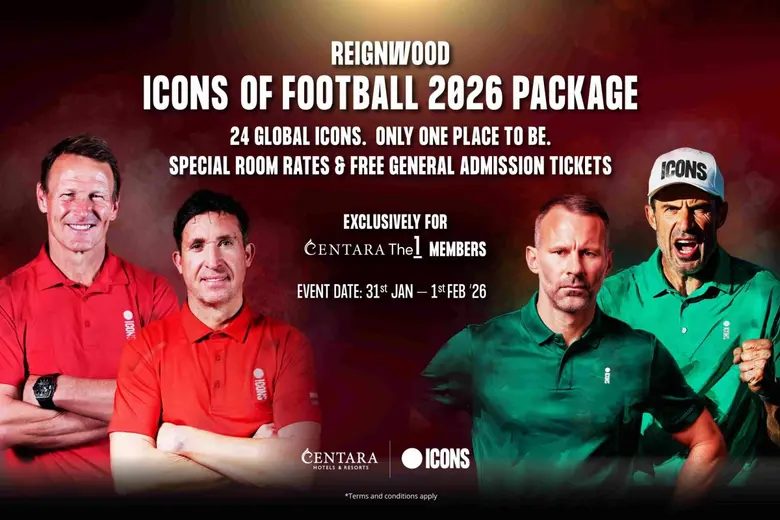 Centara Hotels &amp; Resorts Launches Exclusive Icons of Football Stay Experience