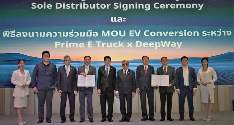 Prime E Truck Partners with DeepWay to Transform Thai Logistics, Launching the "DeepWay Star 6x4" Intelligent Electric Heavy-Duty Truck