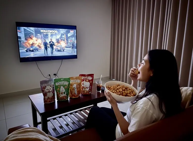 Wonderpuff ชี้เทรนด์คนดูหนังที่บ้านกับครอบครัว ทำตลาดป็อปคอร์นคึกคัก ชวนคนไทยสร้างบรรยากาศโรงหนังในบ้าน ด้วยสแน็กคู่หนัง อันดับหนึ่งของโลก