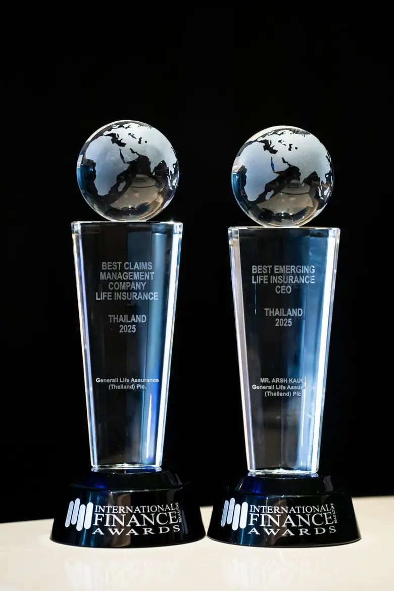 เจนเนอราลี่ ไทยแลนด์ ประเดิมคว้า 2 รางวัล จากเวทีระดับนานาชาติ