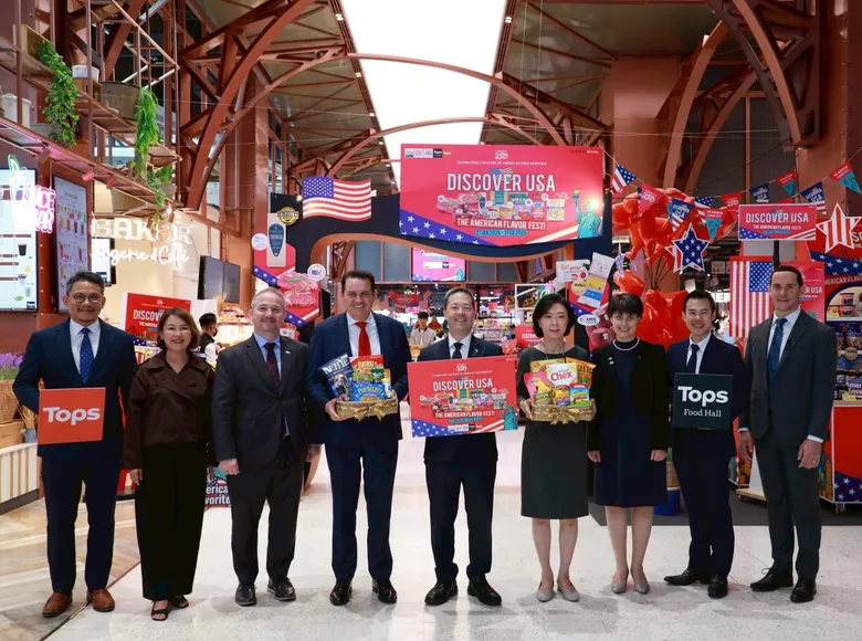 ท็อปส์ ในเครือเซ็นทรัล รีเทล ต้อนรับทูตสหรัฐฯ เยือนธุรกิจฟู้ดรีเทลครั้งแรกในไทย! ในงาน "Discover USA: The American Flavor Fest"