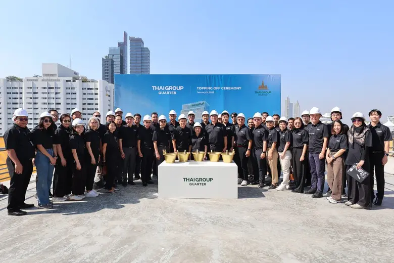 STI ร่วมพิธี Topping off โครงการ Thai Group Quarter ก้าวสำคัญสู่ความสำเร็จของอาคารสำนักงานใหญ่ระดับพรีเมียม
