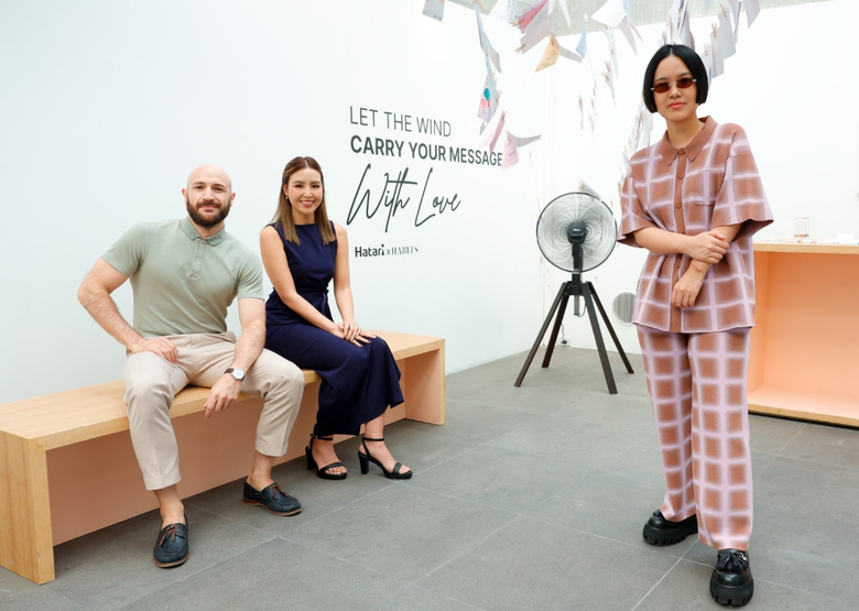 Hatari x Habits Design Studio present the immersive exhibition "Love Is in the Air" Love is in the air, so you'll need a FAN every single day. at Bangkok Design Week 2026