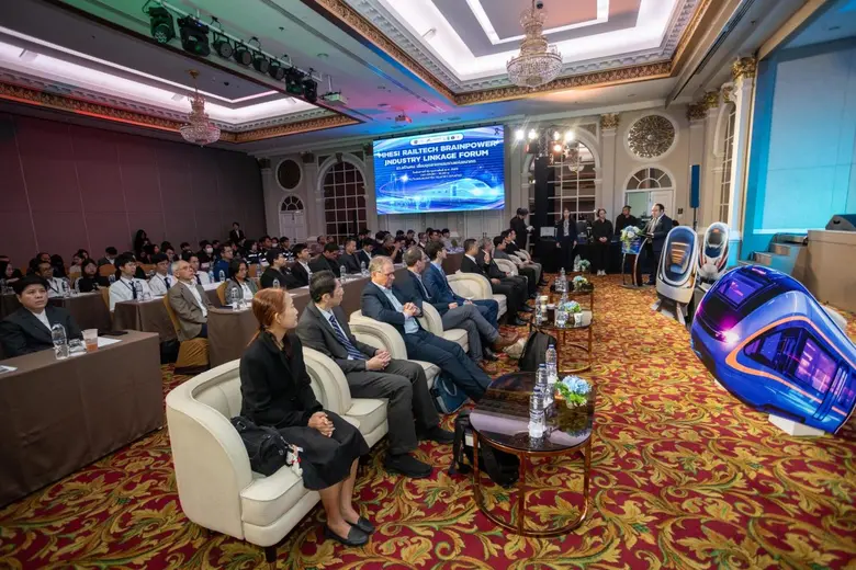 กระทรวง อว. - บพค. ภายใต้ รวพ. ผนึก TRRN เดินหน้ายุทธศาสตร์พัฒนากำลังคนและเทคโนโลยีระบบราง จัดเวที "MHESI RailTech Brainpower & Industry Linkage Forum"