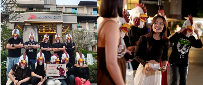 นักรณรงค์เพื่อสัตว์ FACT จัดกิจกรรมสร้างสรรค์กลางเชียงใหม่ ชวนสังคมตระหนักถึงความสำคัญของ "ไข่ไก่ปลอดกรง" ในเอเชีย