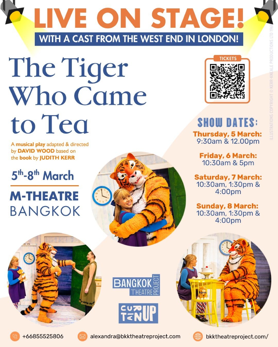 Family Favourite The Tiger Who Came to Tea Returns to Bangkok