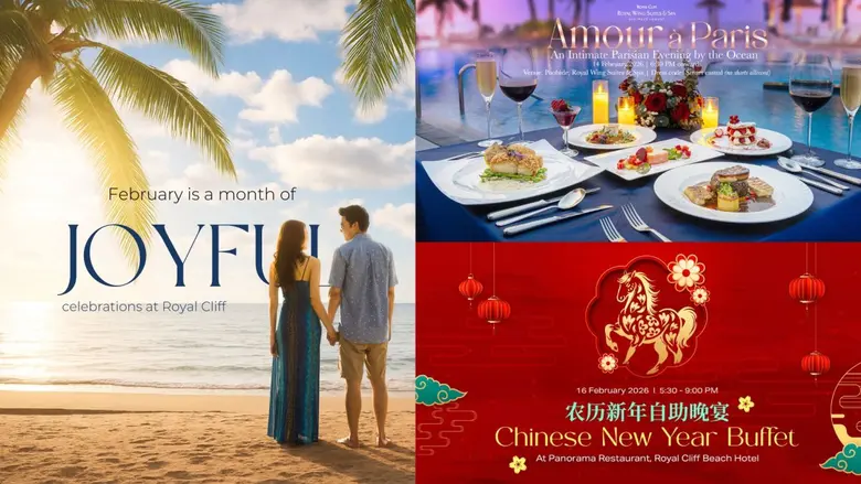 Celebrate Love and Fortune at Royal Cliff This February