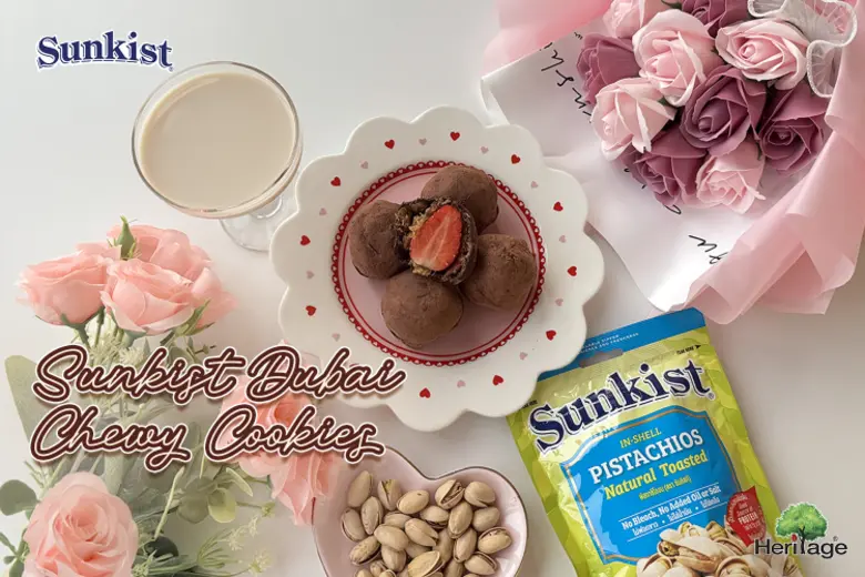ชวนบอกรักด้วย "Sunkist Dubai Chewy Cookies" ในเทศกาลวันวาเลนไทน์นี้