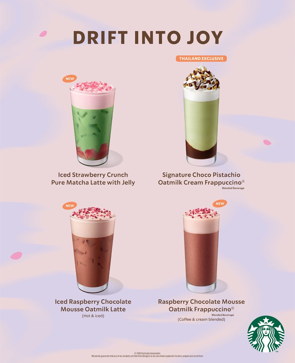 Starbucks Shares Happiness with New Beverages and Lineup of Delicious ...