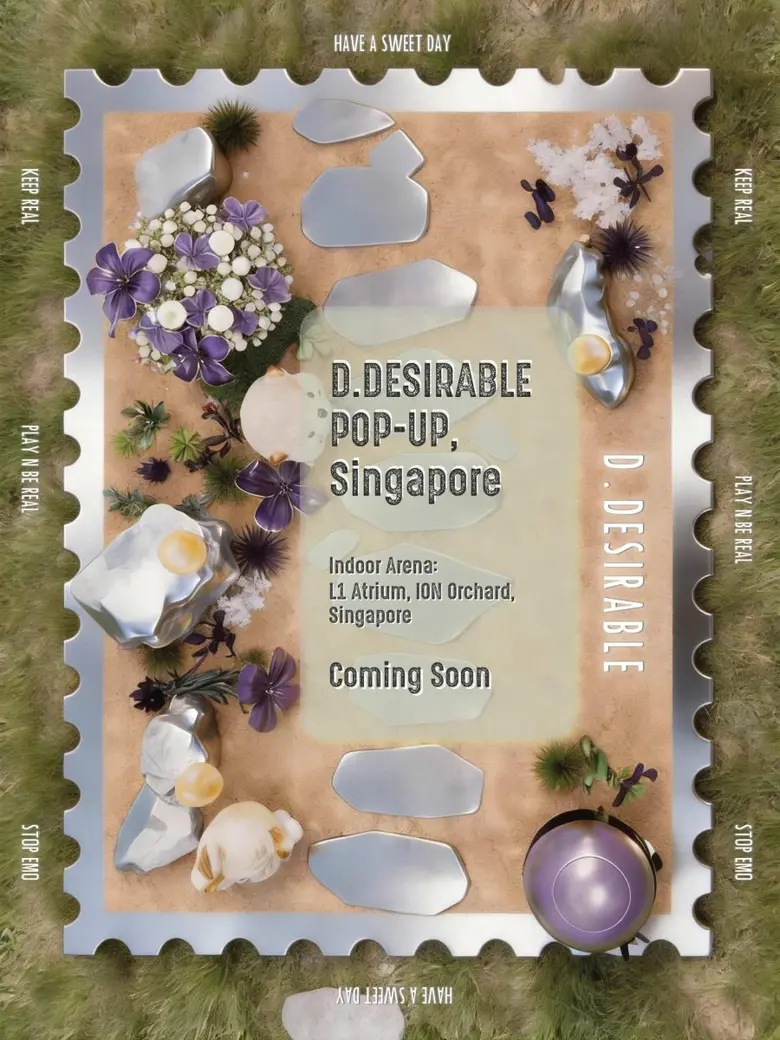 ดีแลน หวัง ปักหมุดสิงคโปร์! เปิดตัวป๊อปอัพสโตร์ D.Desirable ระดับนานาชาติที่แรก