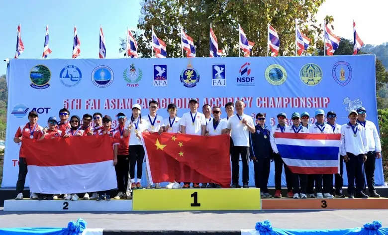 สมาคมกีฬาทางอากาศและการบินแห่งประเทศไทย ในพระบรมราชูปถัมภ์  จัดการแข่งขันร่มร่อนบินลงเป้าแม่นยำชิงแชมป์เอเชีย ครั้งที่ 5 ประจำปี 2569