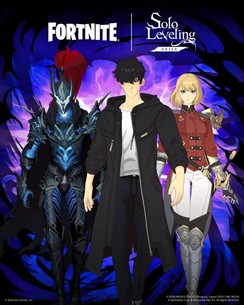 Solo Leveling: ARISE พาเหล่าฮันเตอร์ตะลุยโลก Fortnite ในคอลแลปส์สุดพิเศษ !