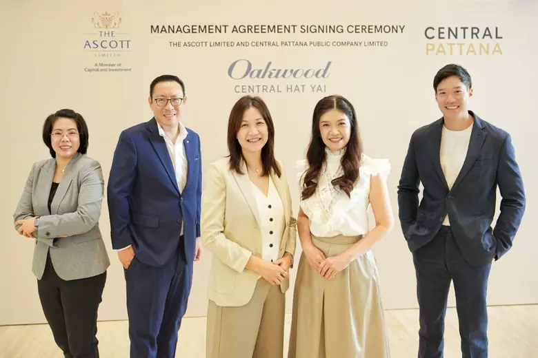 "Central Pattana" partners with "Ascott" to establish a New Lifestyle Destination in the Heart of Hat Yai, announces the opening of "Oakwood Central Hat Yai" in Q4 2026