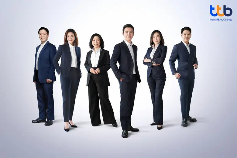 ทีทีบี ปรับทัพครั้งสำคัญ เปิดตัว 6 ผู้บริหารรุ่นใหม่ เสริมแกร่งทุกมิติ ตอบโจทย์ทั้งลูกค้าบุคคลและลูกค้าธุรกิจ เดินหน้าสู่ธนาคารที่ลูกค้าชื่นชอบและบอกต่อ