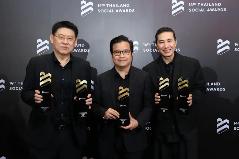 "สรยุทธ - หนุ่ม กรรชัย" นำทัพช่อง 3 ตอกย้ำความสำเร็จ! คว้า Winner 7 รางวัล Thailand Social Awards ครั้งที่ 14