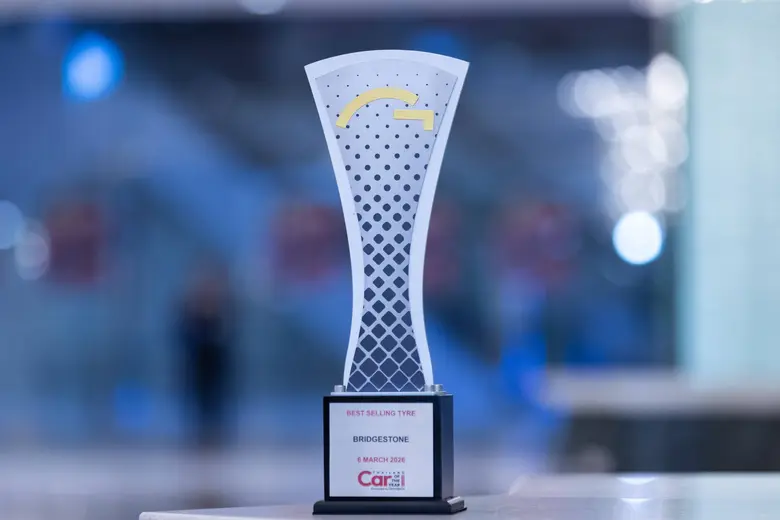 บริดจสโตน คว้ารางวัล "BEST SELLING TYRE โดยกรังด์ปรีซ์" 28 ปีซ้อน จากเวที CAR & BIKE OF THE YEAR 2026 ตอกย้ำความเป็นผู้นำในตลาดยางรถยนต์ไทย